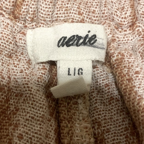 Aerie tribal print shorts. Pull on elastic waist with tassel tie. Pockets. Large - Picture 4 of 4